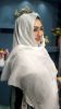Picture of Light Slub Cotton Lace Hijab 