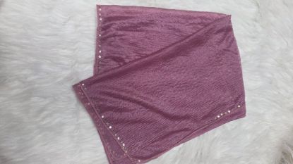 Picture of Shimmering Gold Crushed Tissue Silk Sequin Hijab 